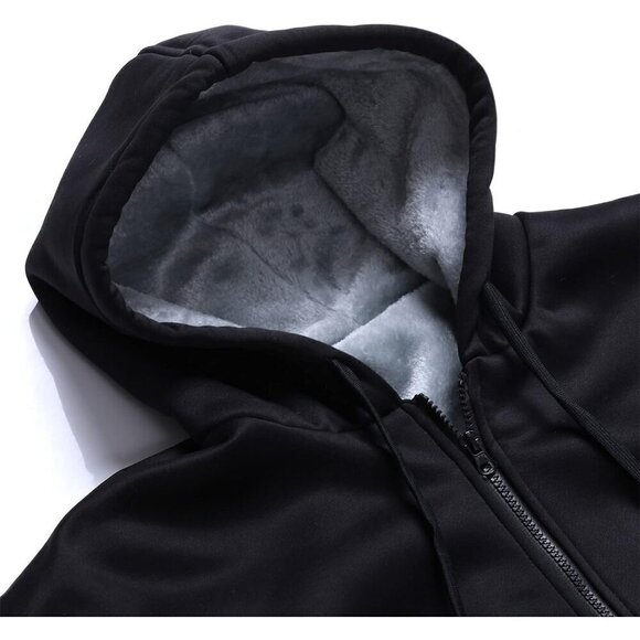 ❤️ Hoodies  for Men Full Zip Up Fleece Jackets Heavyweight Sweatershirts - Picture 4 of 6